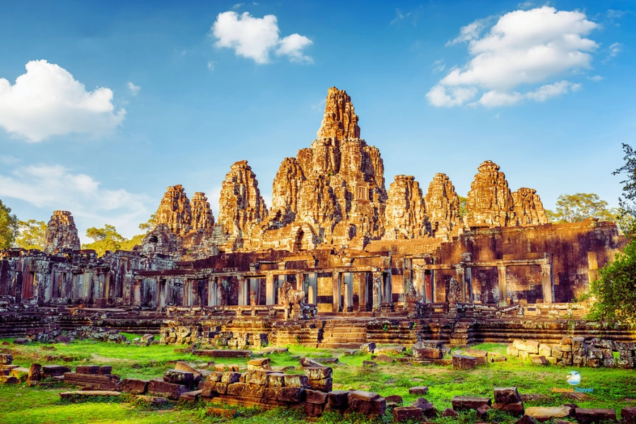 Bayon Temple ancient ruins in Angkor Thom Cambodia – Auasia Travel
